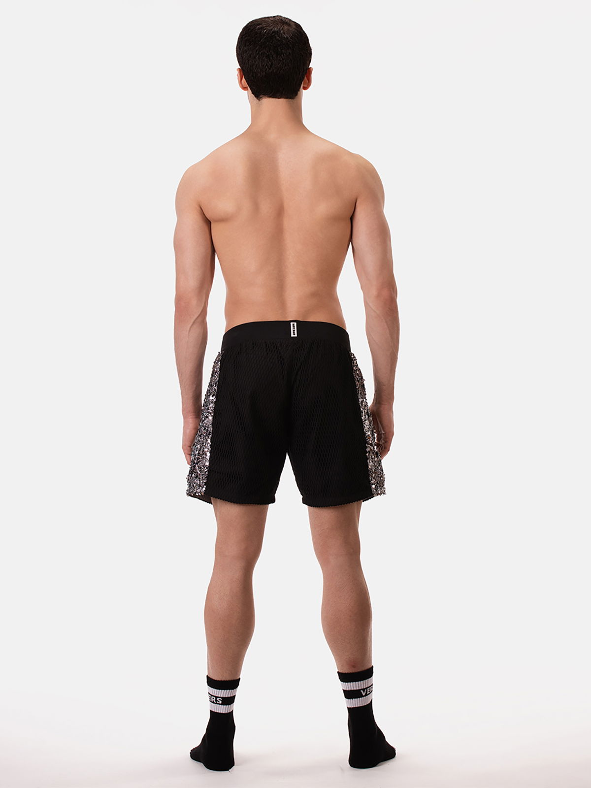 Brunos \ Shorts | Pants \ Barcode Berlin \ Short Emir | Silver/Black