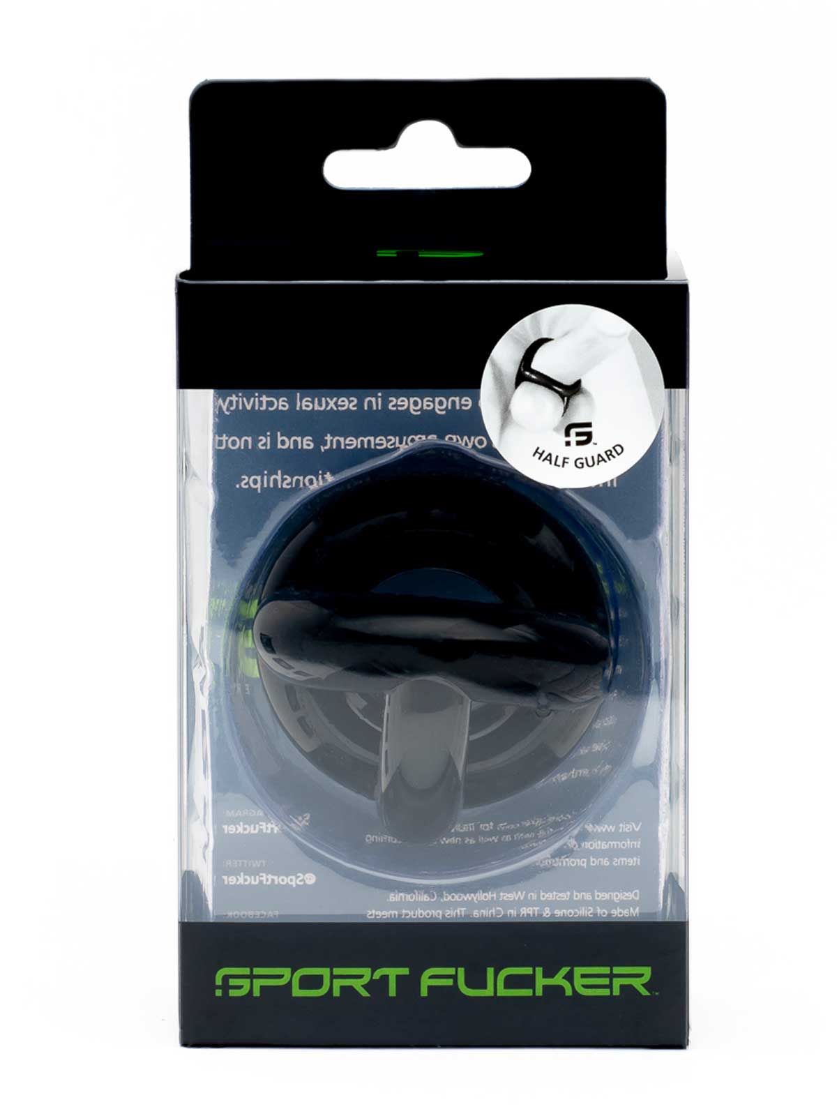 Brunos \ Gummi \ Sport Fucker \ Half Guard - Cockring und Hodensackteiler | Black