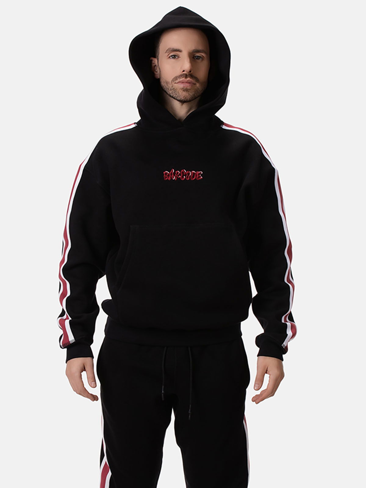 Brunos \  \ Barcode Berlin \ Fleece Hoody Sexy Boy | Black