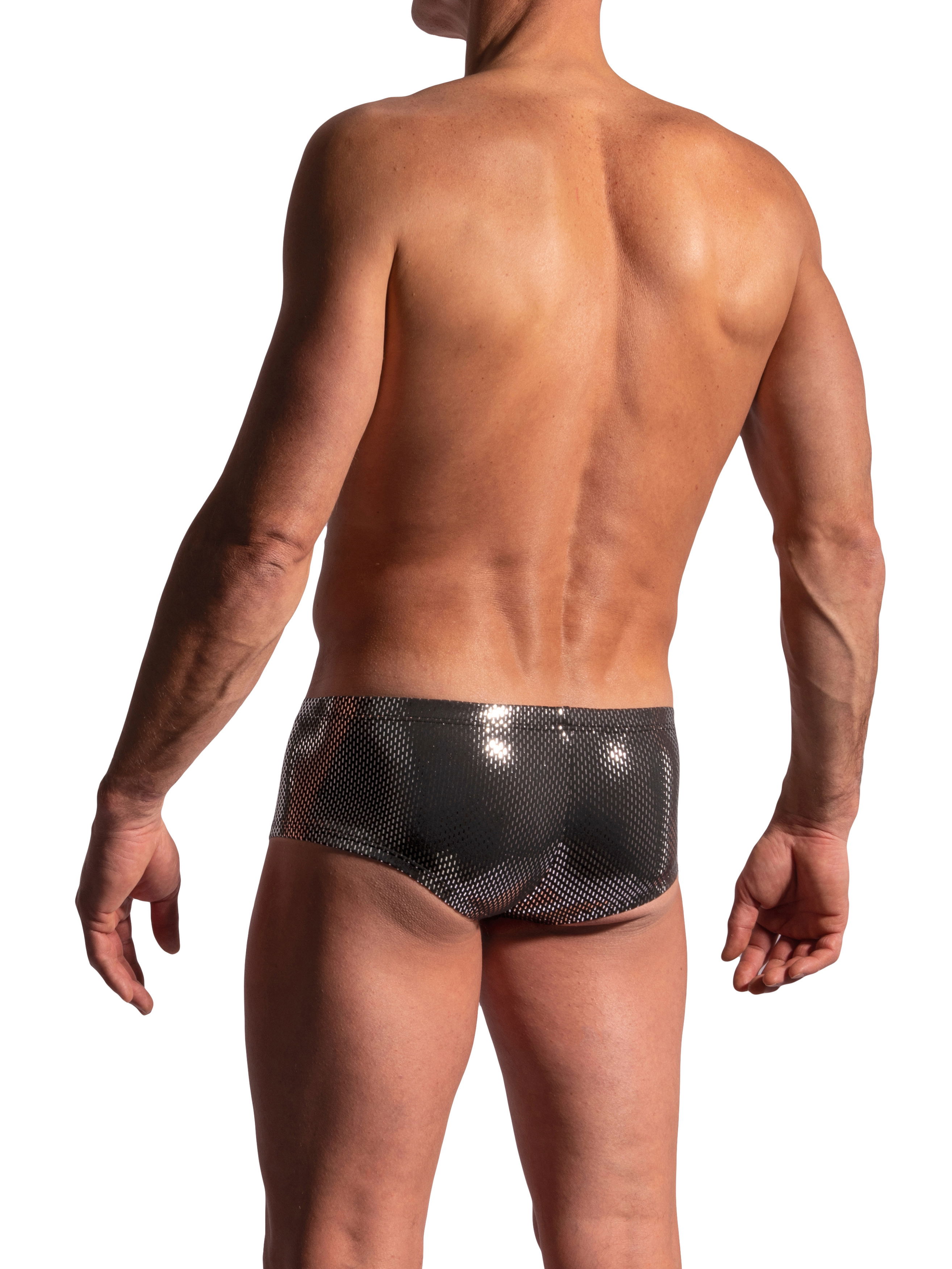 Brunos \ Boxer | Trunks \ MANSTORE \ Hot Pants | Black/Silver