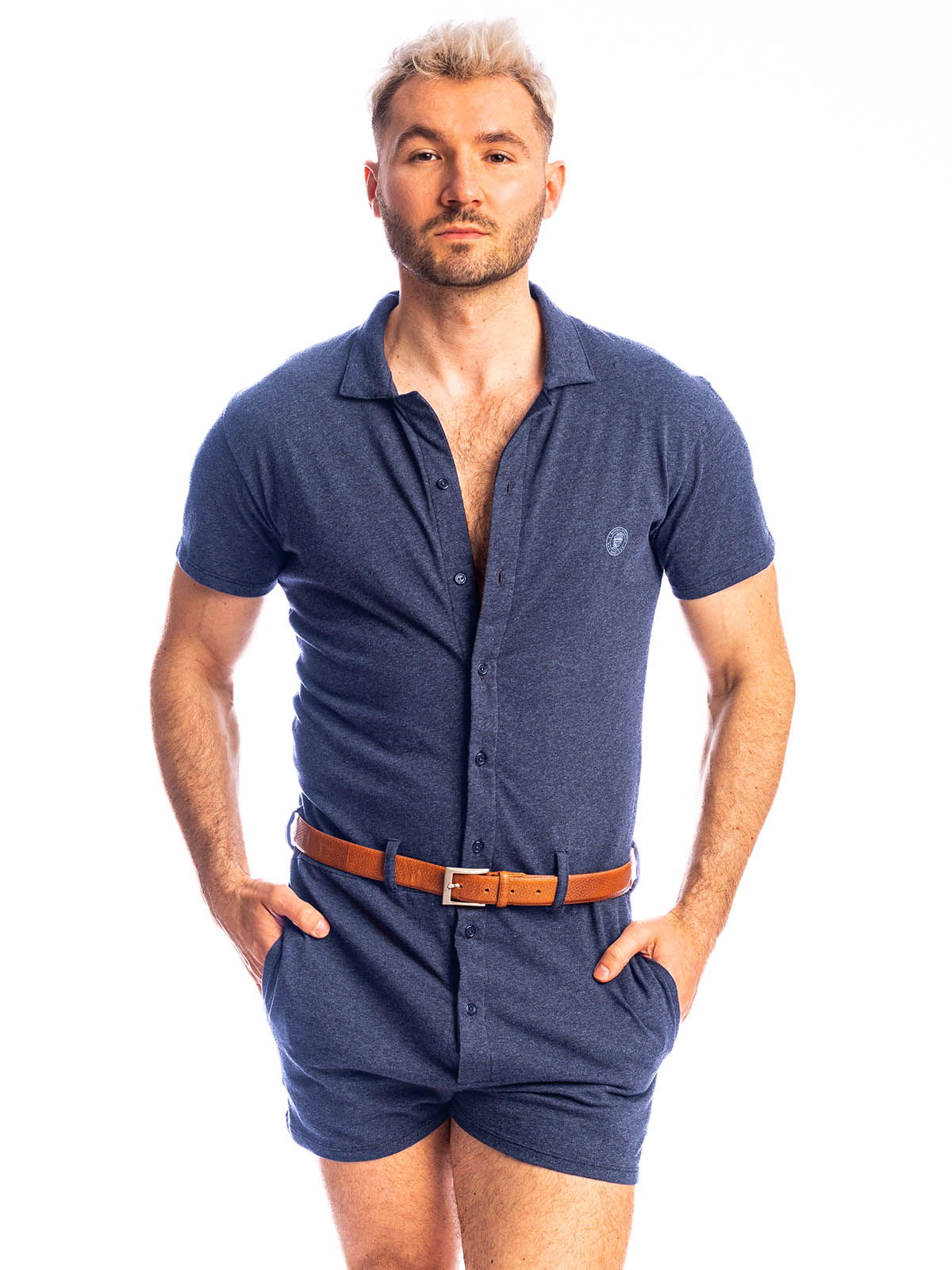 Brunos \ L'Homme Invisible \ L'homme Invisible \ Combishort Blue de Chine | Blue