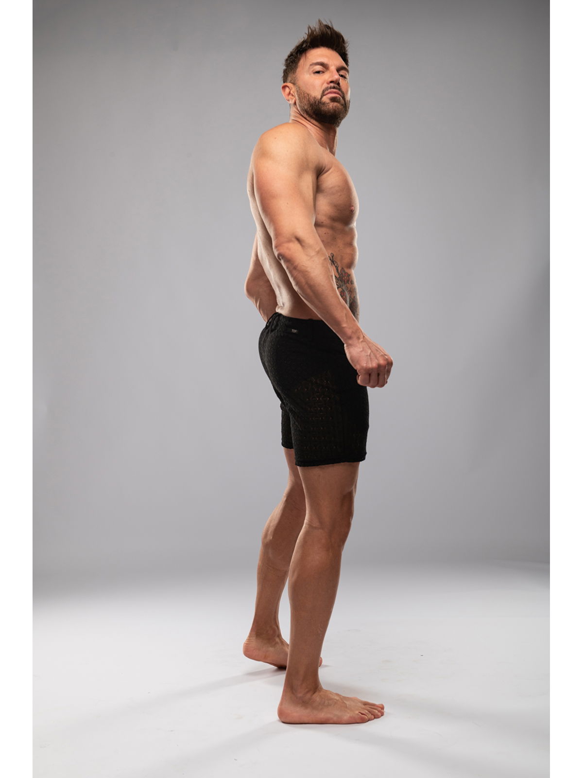 Brunos \ NEU \ TOF Paris \ Riviera Mid Thigh Shorts | Black