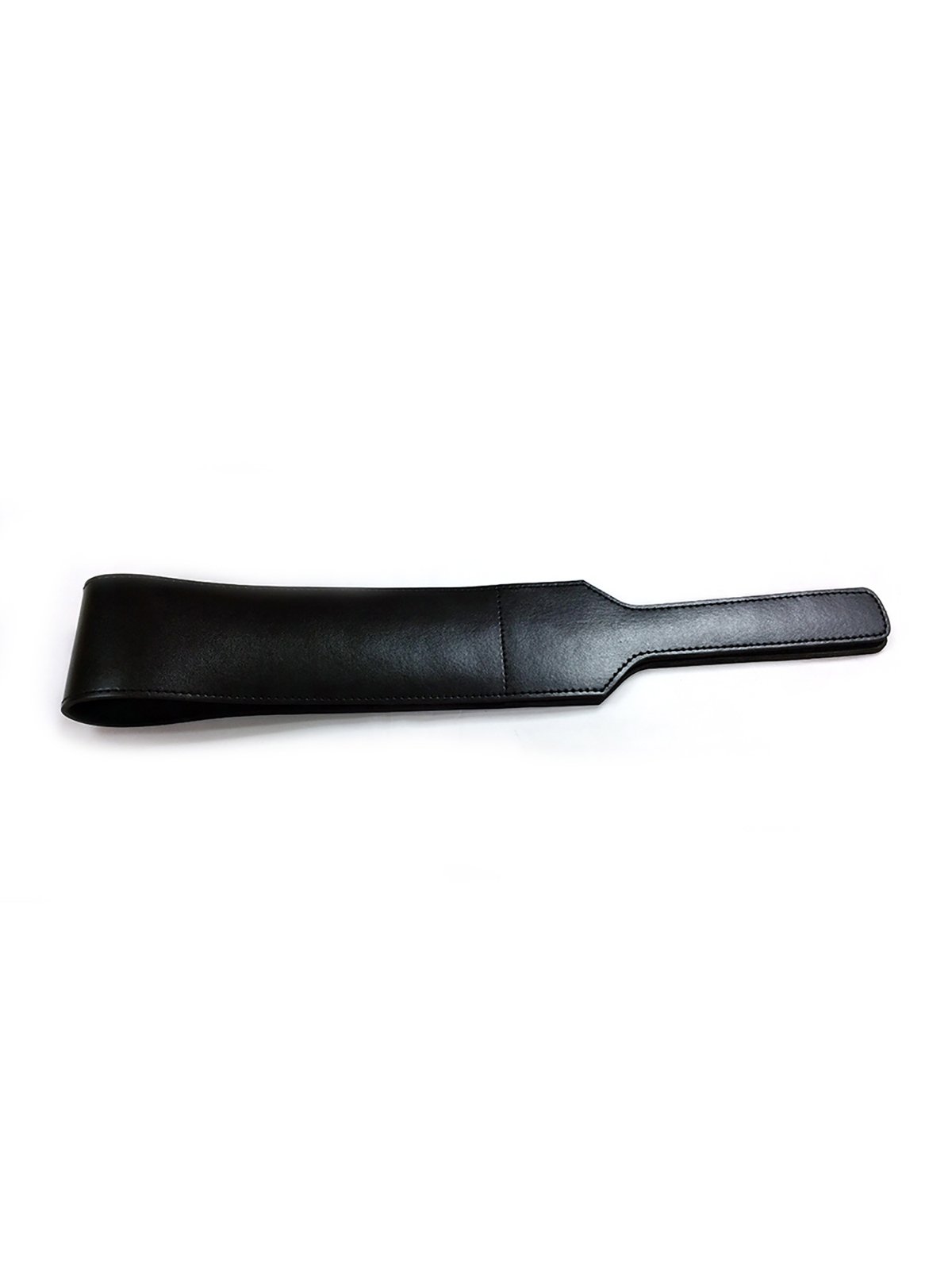 Leather Folded Open Paddle | Black