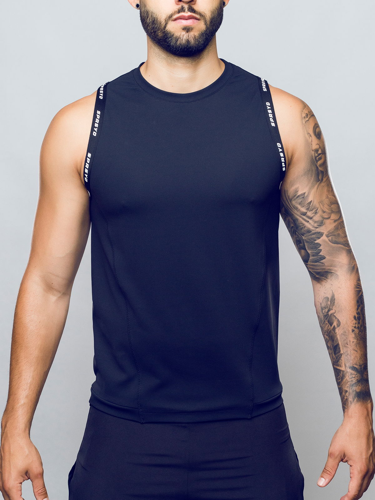 Brunos \ Sportswear \  \ SPR Singlet Tank | Black