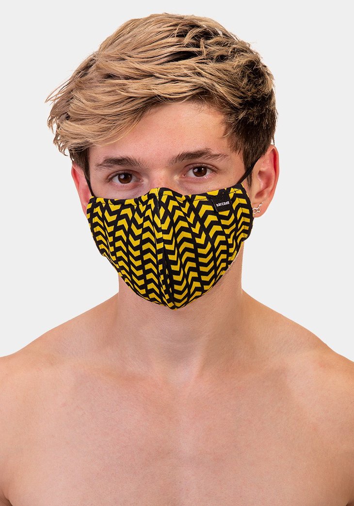 Maske Colonel Liam | Black/Yellow