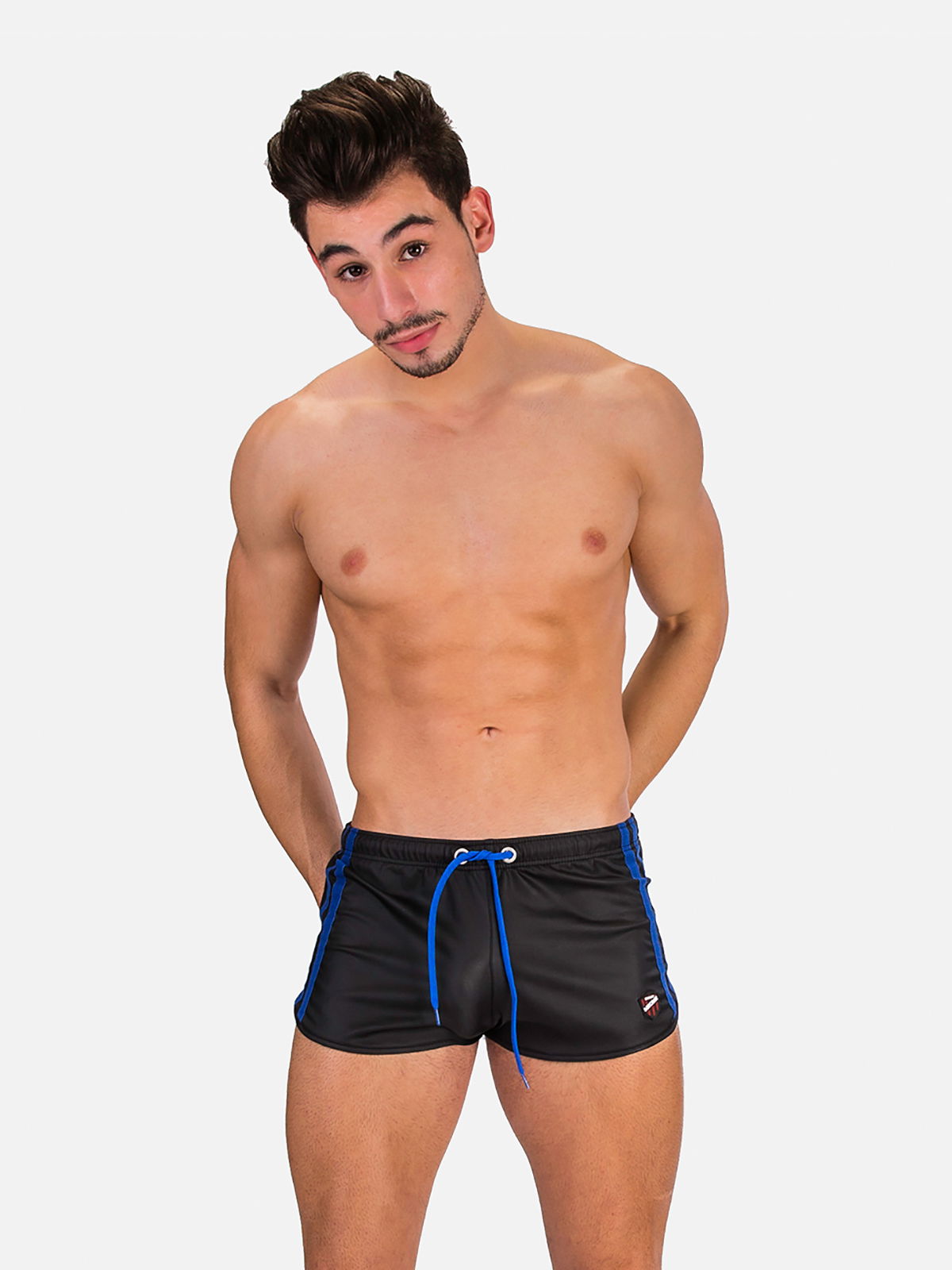 Brunos \ Sportswear \  \ Short Byron Laboratory | Black/Royal