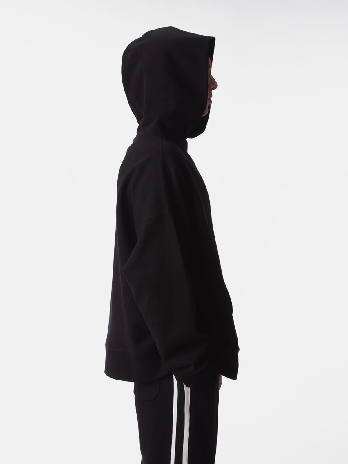 Brunos \  \ Barcode Berlin \ Hoodie Fleece Oversize Fucking Hot | Black