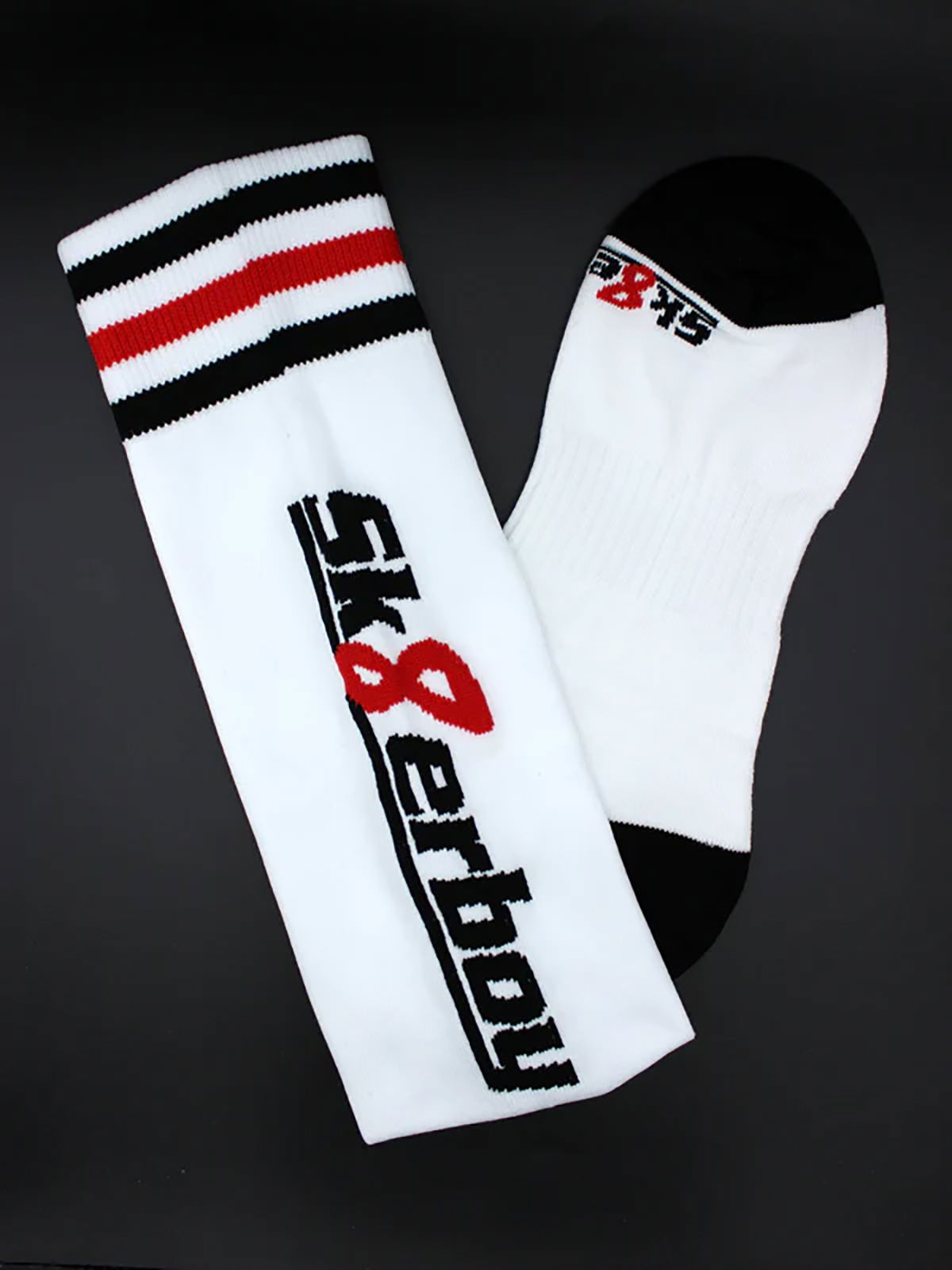 Brunos \ Sk8erboy \ Sk8erboy \ Soccer Socks | White