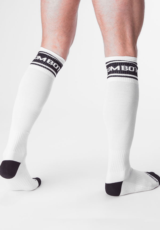 Brunos \ Socks \ Barcode Berlin \ Identity Football Socks Bottom | White|Black