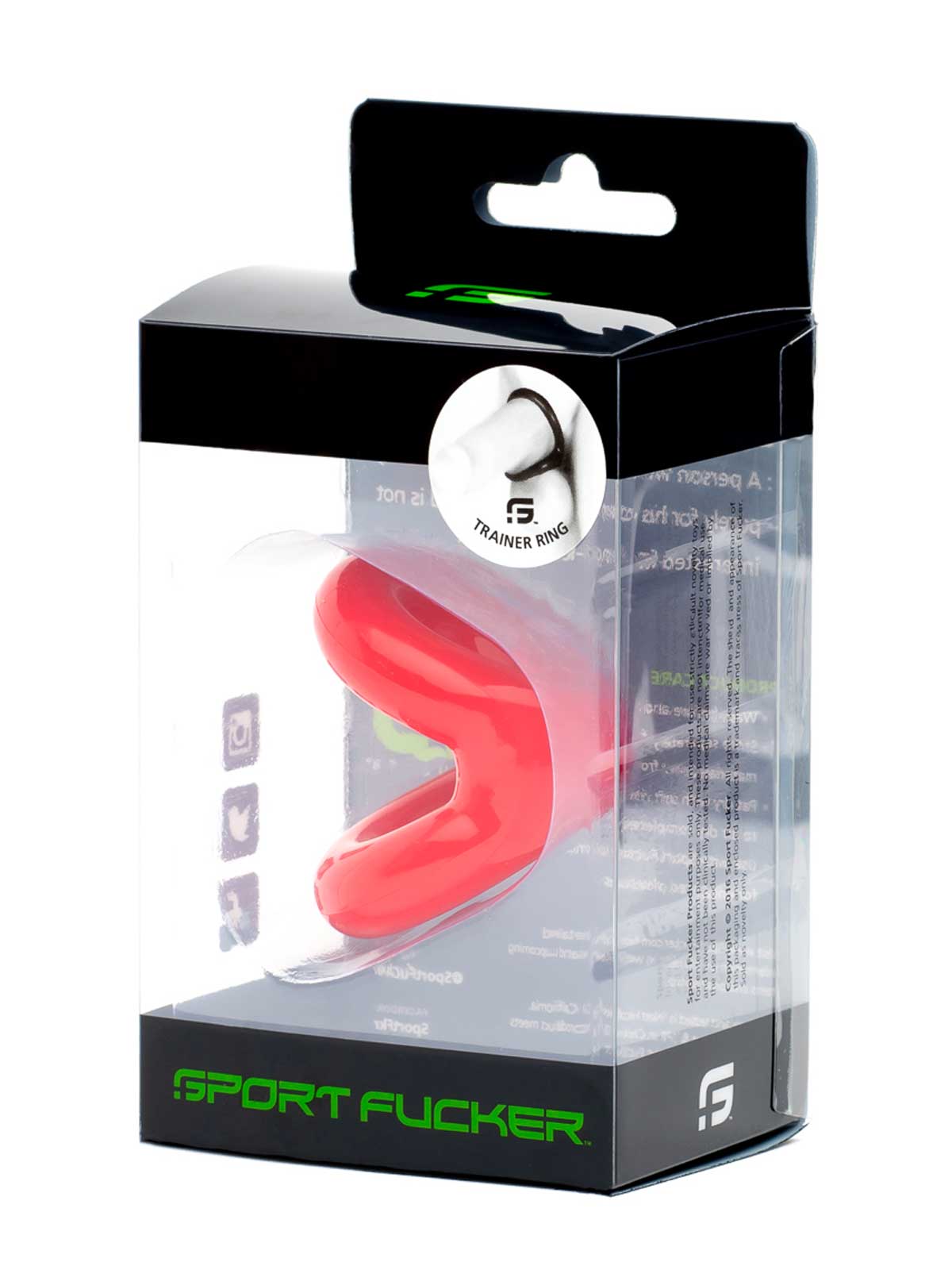 Brunos \ Gummi \ Sport Fucker \ Trainer Ring | Red