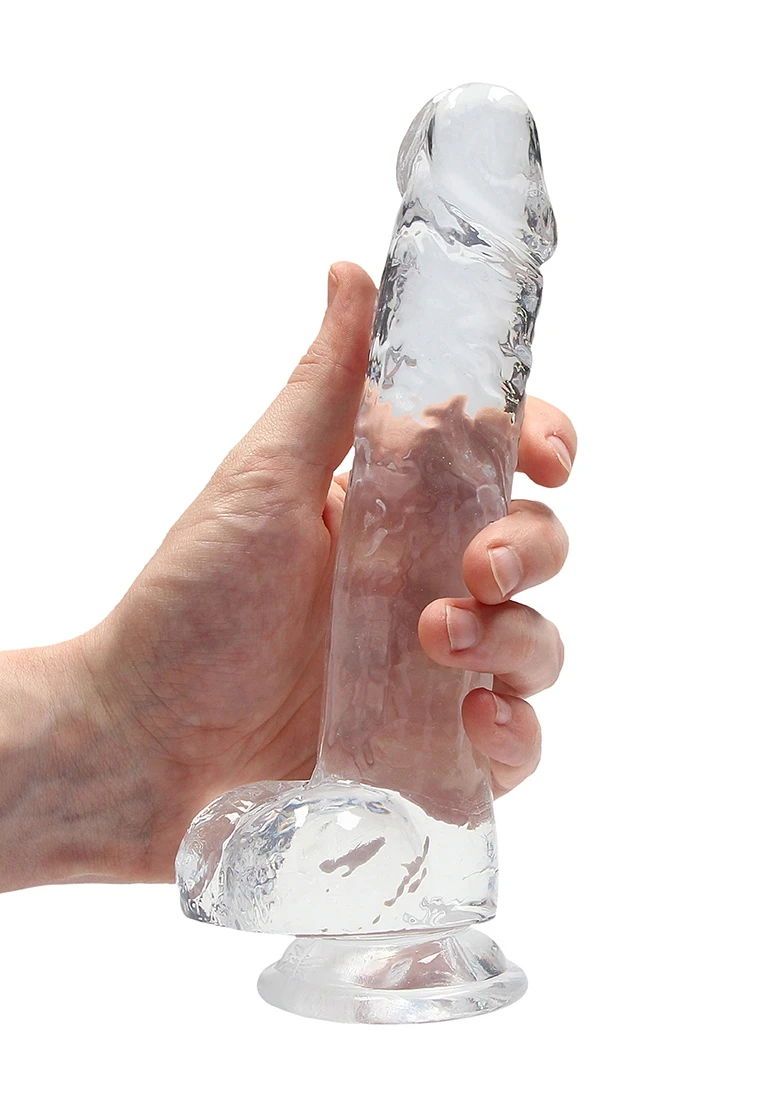 Brunos \ Dildos \ Shots Toys \ RealRock Dildo clear  8''/ 19 cm | Transparent