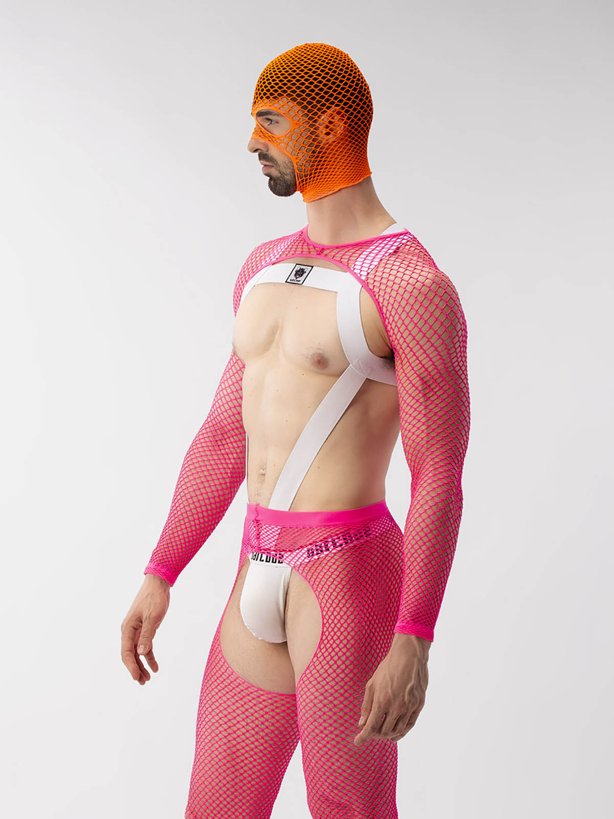 Brunos \ Neu \ Barcode Berlin \ Fishnet Sleeves Poggio | Neonpink