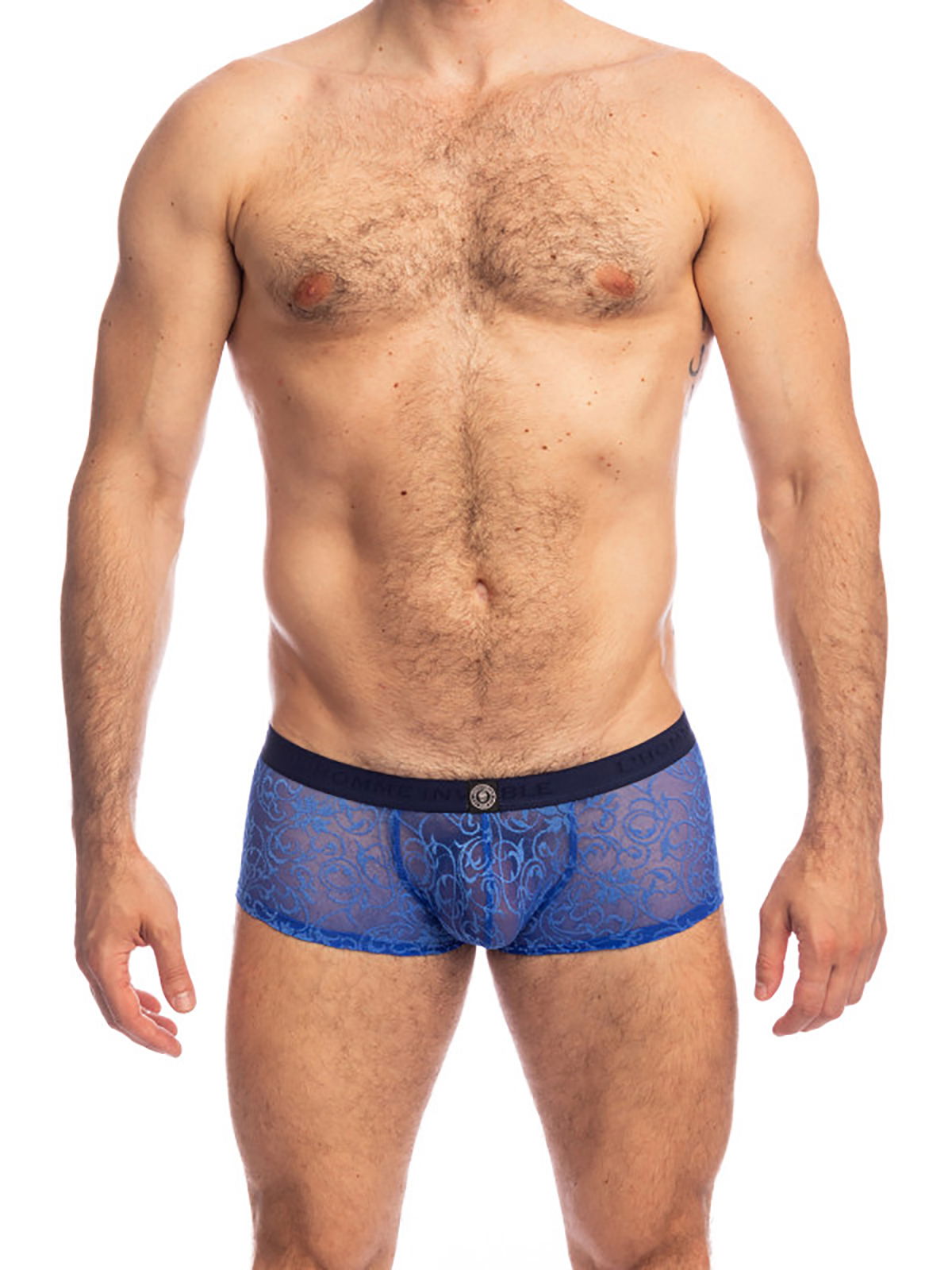 Brunos \ Boxer | Trunks \ L'homme Invisible \ Push-Up Hipster Palermo | Blue