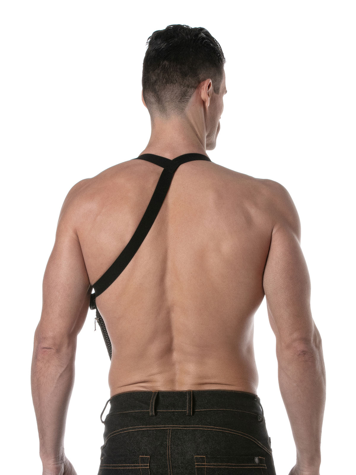 Brunos \  \ TOF Paris \ 3D Elastic Pocket Harness | Black/Grey