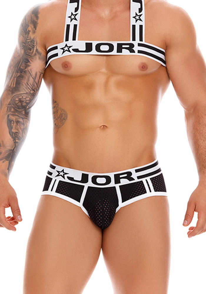 Brunos \ JOR \ JOR \ Duo Harness-Brief Falcon | Black|White