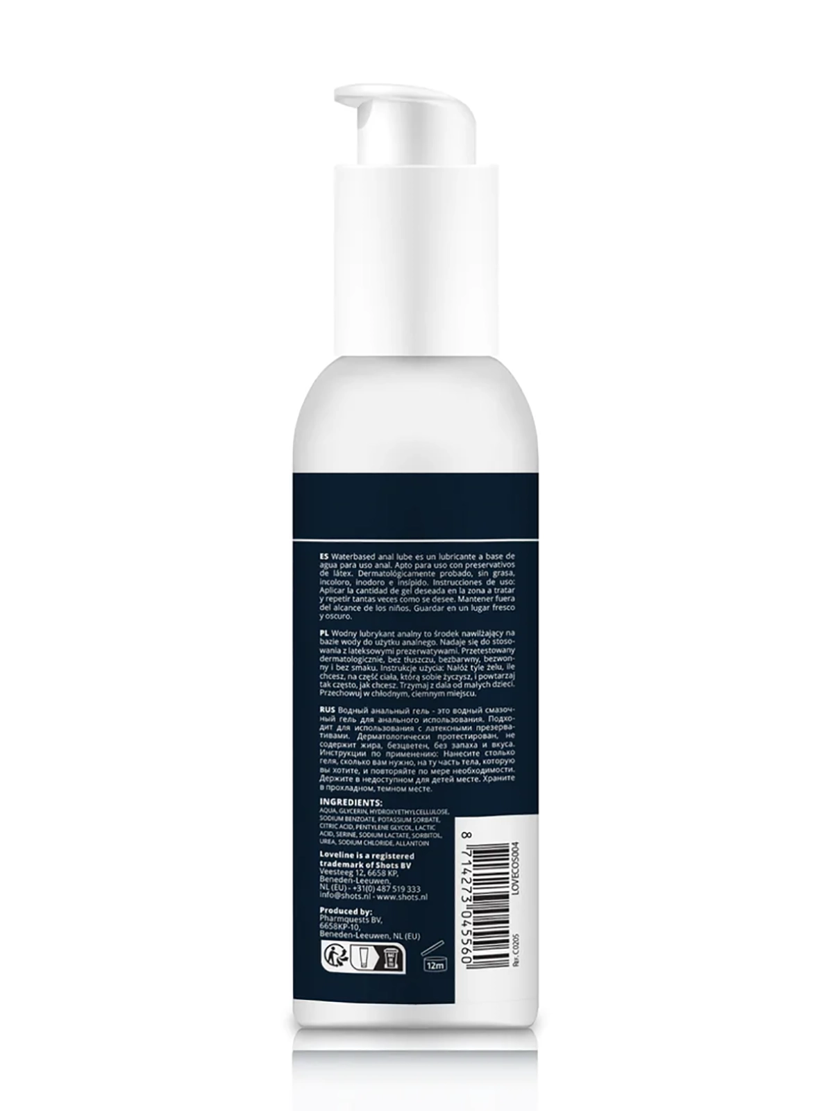 Brunos \ Neu \ Loveline \ Anal Lubricant auf Wasserbasis | 150 ml