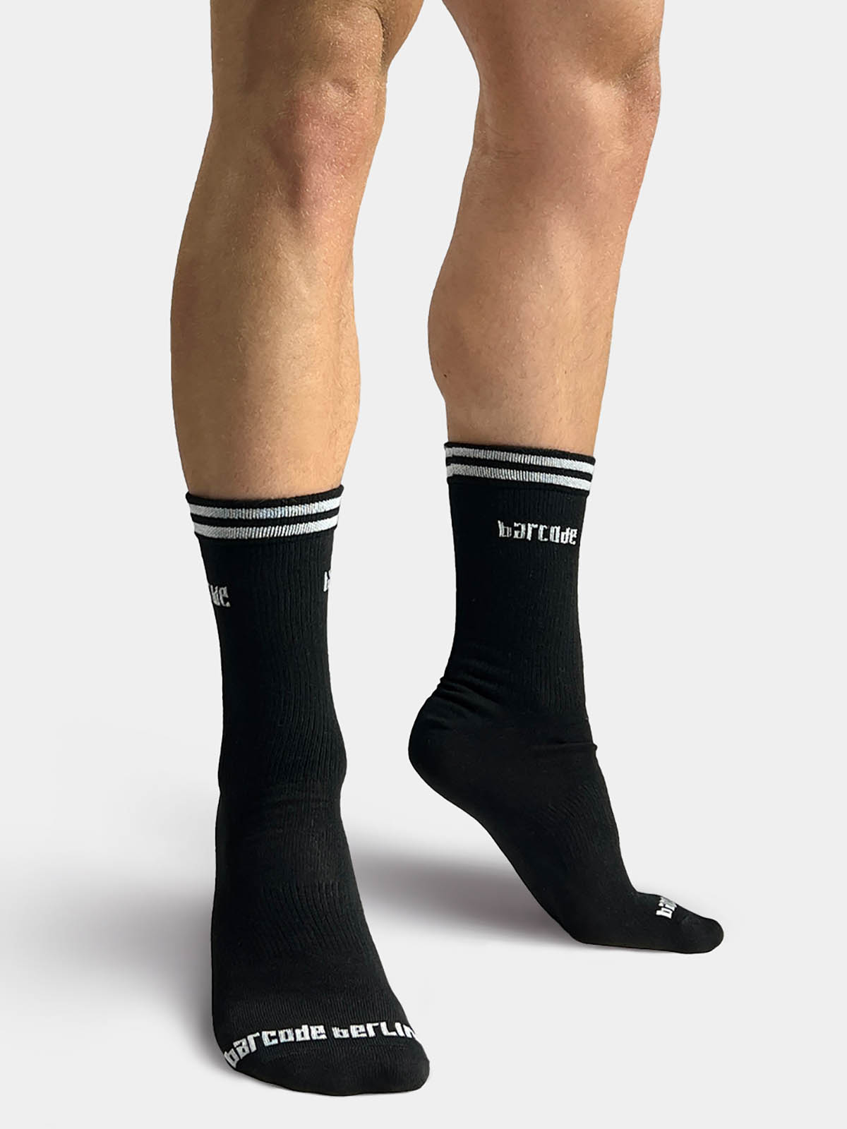 Brunos \  \ Barcode Berlin \ Festival Socks | Black|White