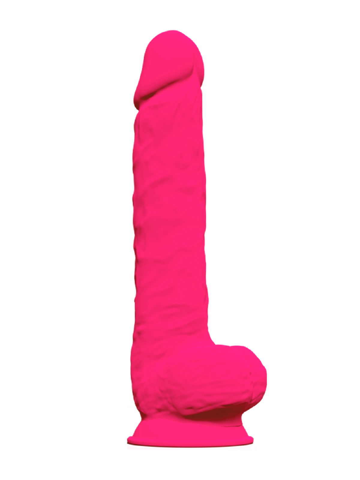 Brunos \  \ SILEXD \ Dildo with Balls 38x7cm | Pink