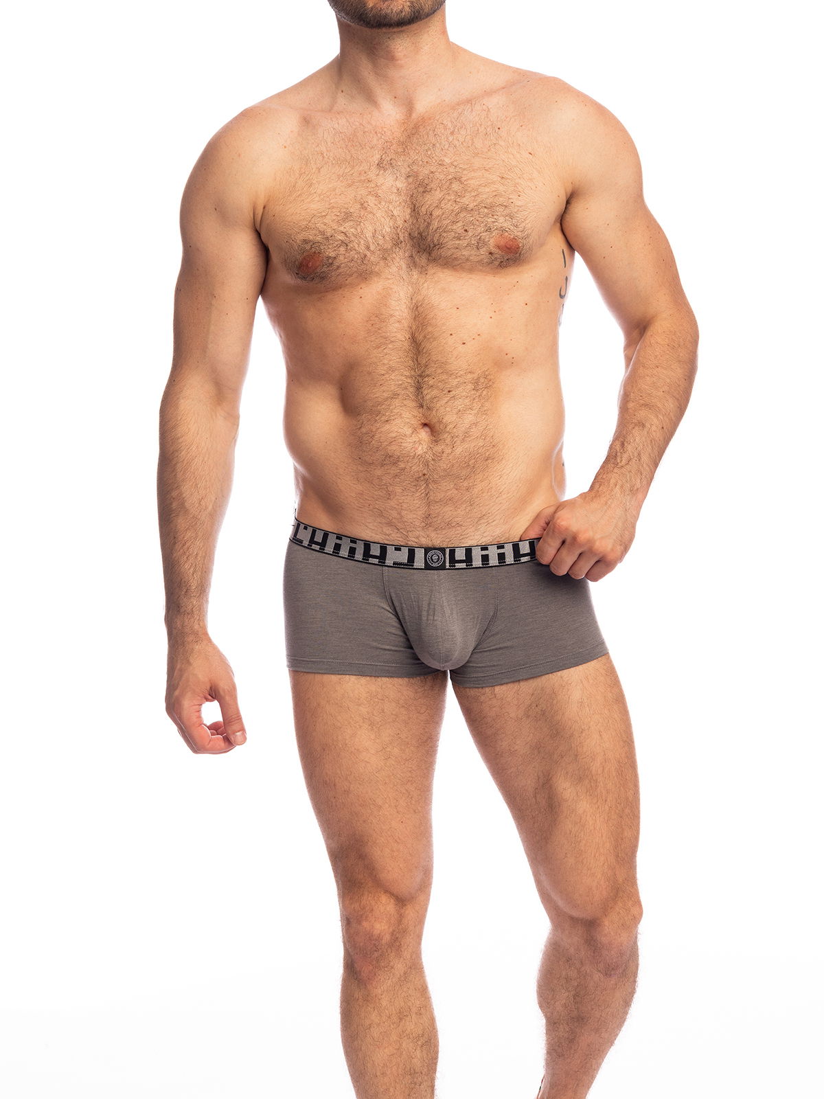 Brunos \  \ L'homme Invisible \ Push-Up Hipster Soft Touch | Grey