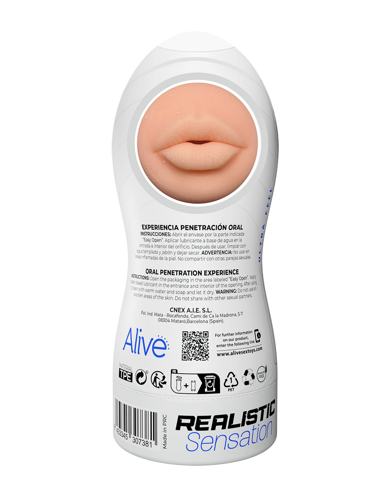 Brunos \ Neu \ Alive Sextoys \ Masturbator Maxi Flex L Oral