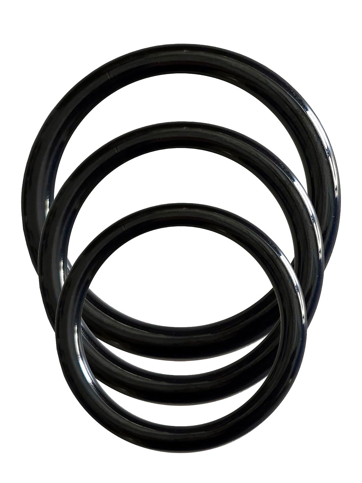  Metal Cock Ring Set | Black
