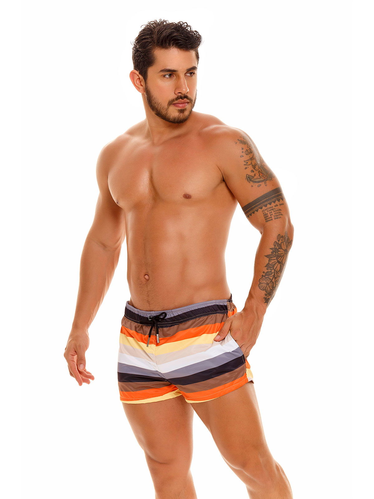 Brunos \ JOR \ JOR \ Mini Short Bears Beachwear | Print