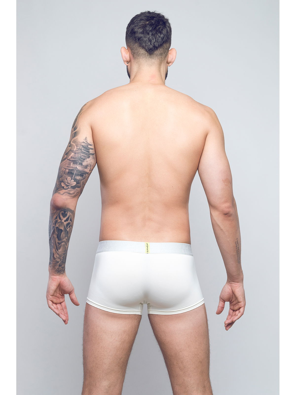Brunos \ Boxer | Trunks \ Supawear \ Neon Trunk | Ivory