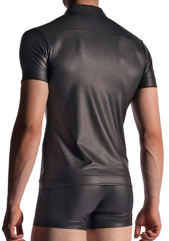 Brunos \ Fashion Sale \ MANSTORE \ MANSTORE M510 black Zipped Shirt