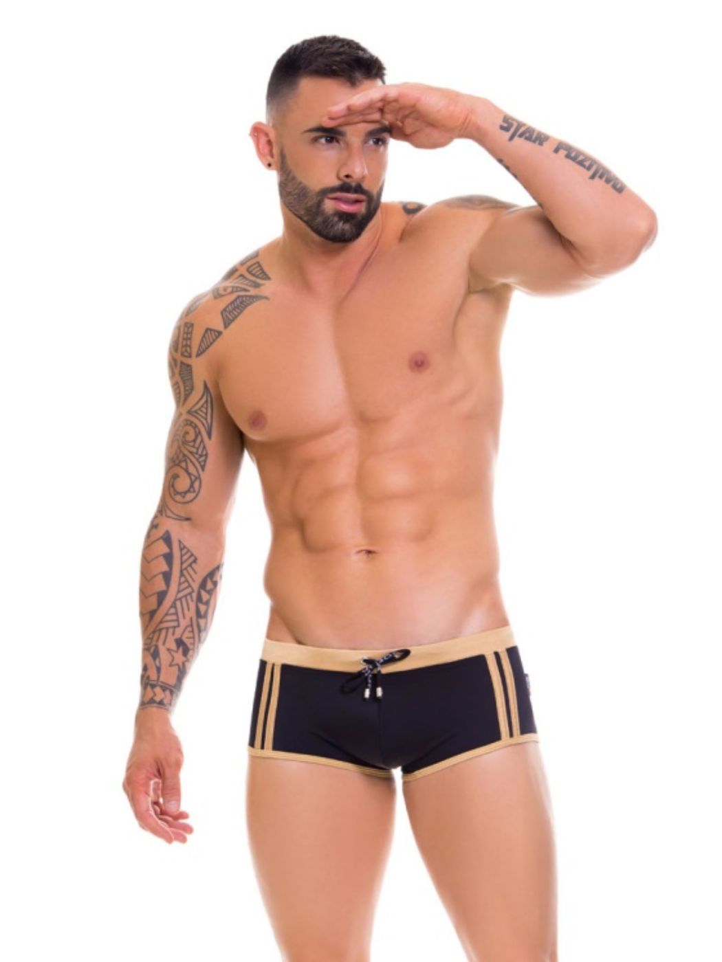 Brunos \ JOR \ JOR \ Swimwear Boxer Sport | Black/Gold