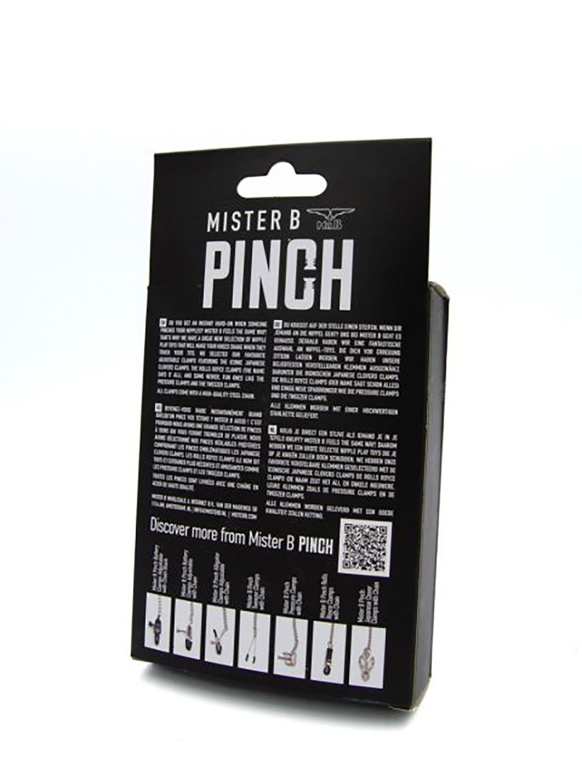 Brunos \ Nippel Toys \ Mister B \  Pinch Tweezer Clamps | Chain