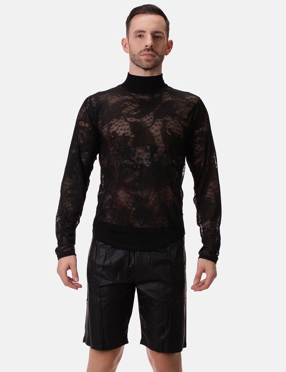 Brunos \ T-Shirts \ Barcode Berlin \ Turtle Neck Mete | Black