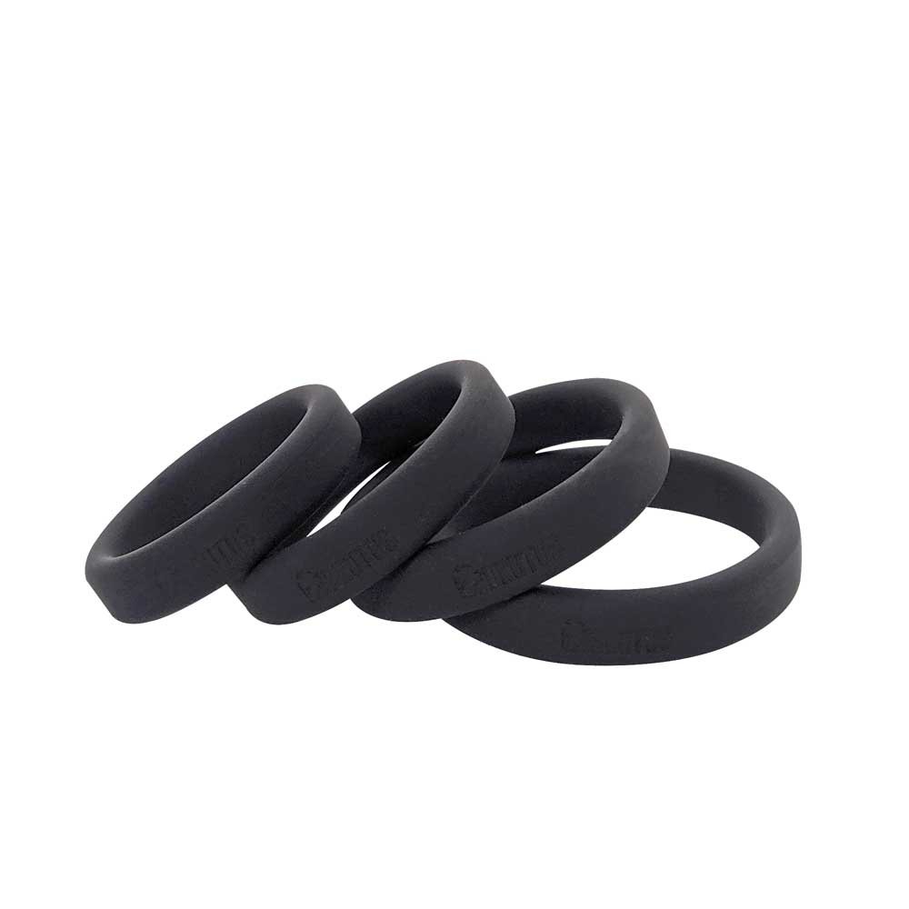 Flat Slick Silicone Cock Ring