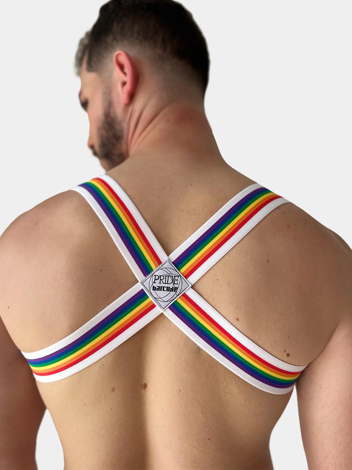 Brunos \  \ Barcode Berlin \ Harness Pride Eternity | White