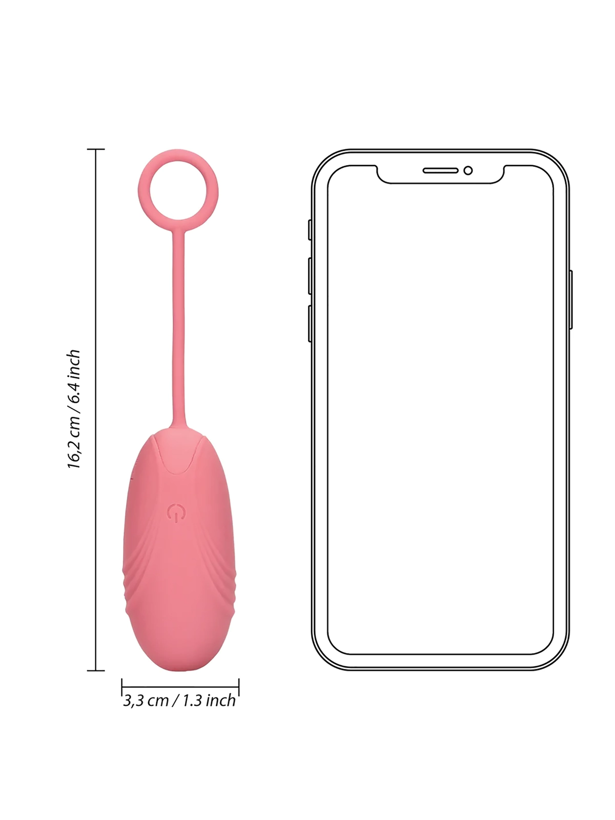 Brunos \ mit Vibration \ Loveline \ Ultra Soft Silicone Egg Vibrator with Remote Control