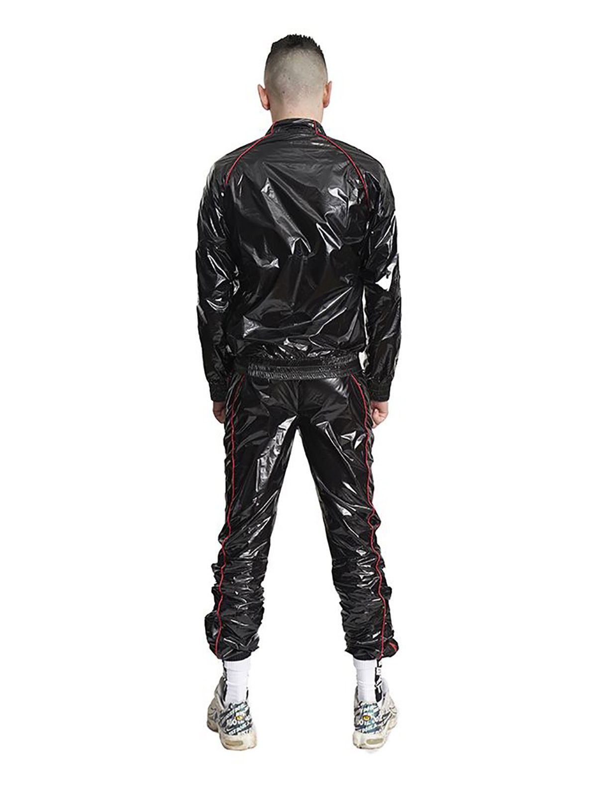 Brunos \  \ Mister B \ Jacke Nylon Tracksuit Fetisch | Black