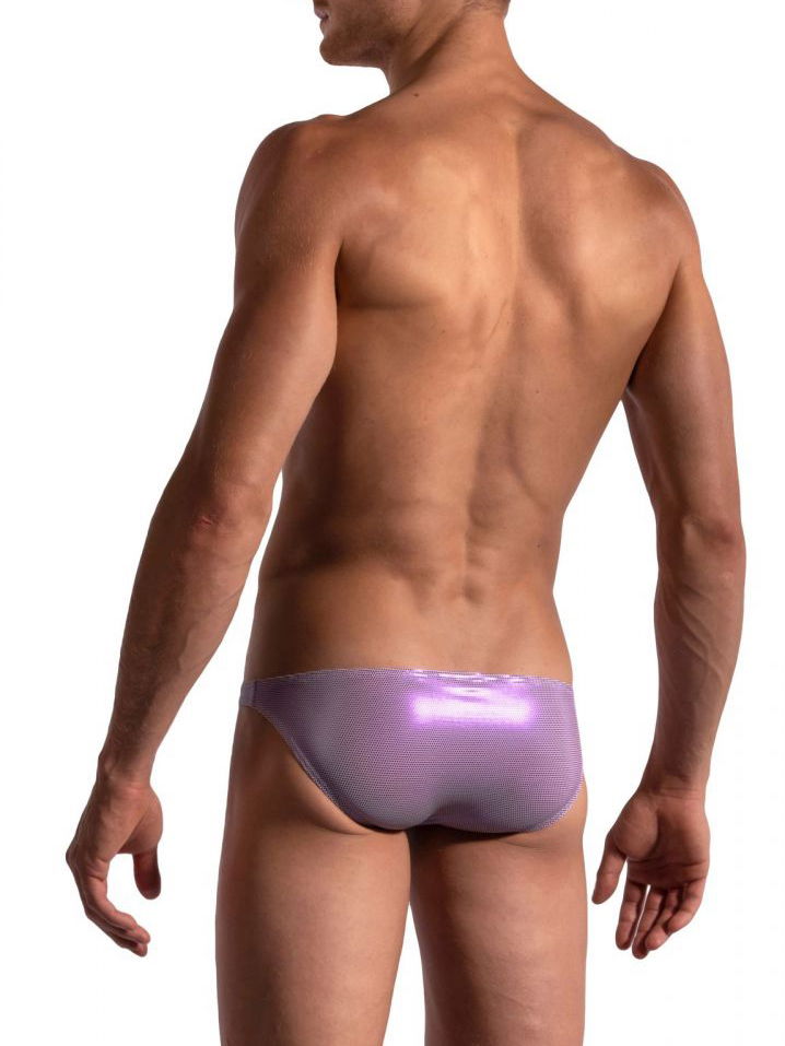 Brunos \  \ MANSTORE \ Low Rise Brief | White/Lilac