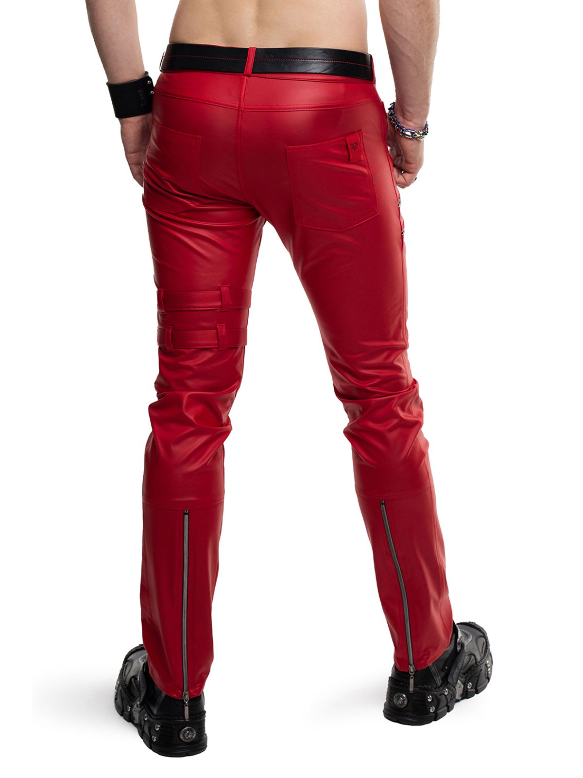 Brunos \ Regnes Fetish Planet \ Regnes Fetish Planet \ Wetlook Trousers Tommaso | Red