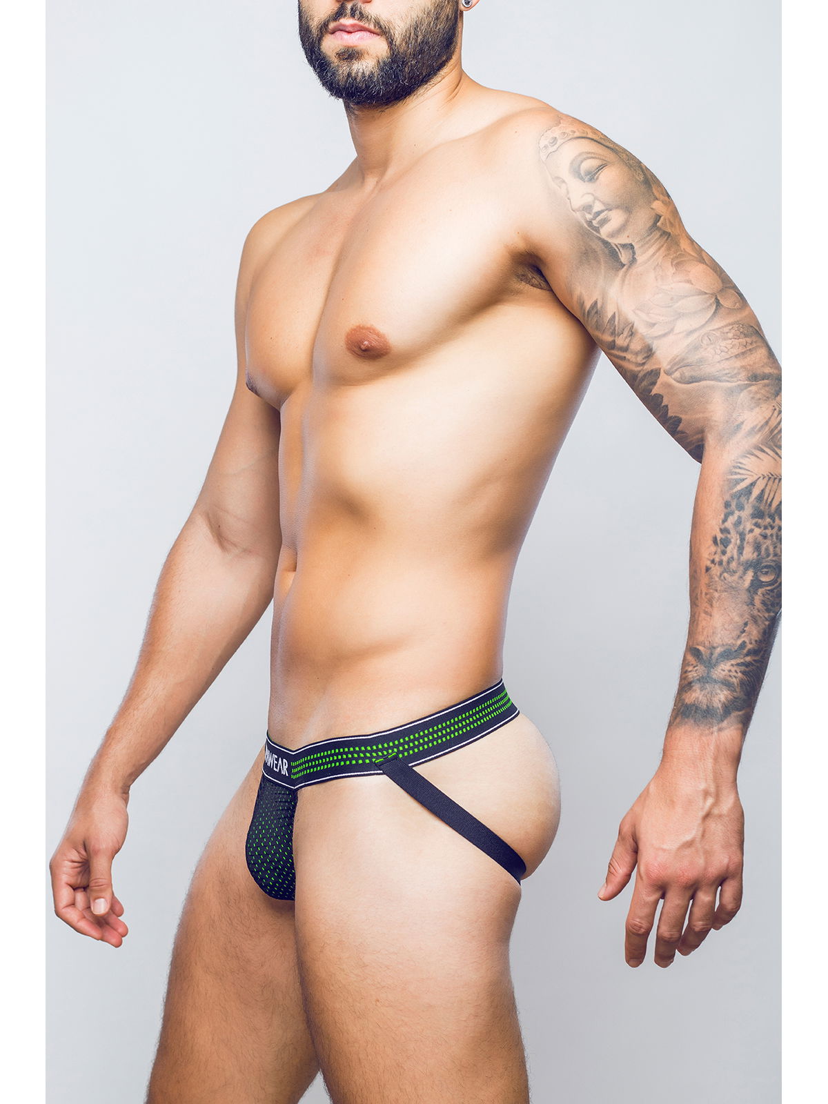 Brunos \ Jocks \ Supawear \ Neon Mesh Jock | Neongreen