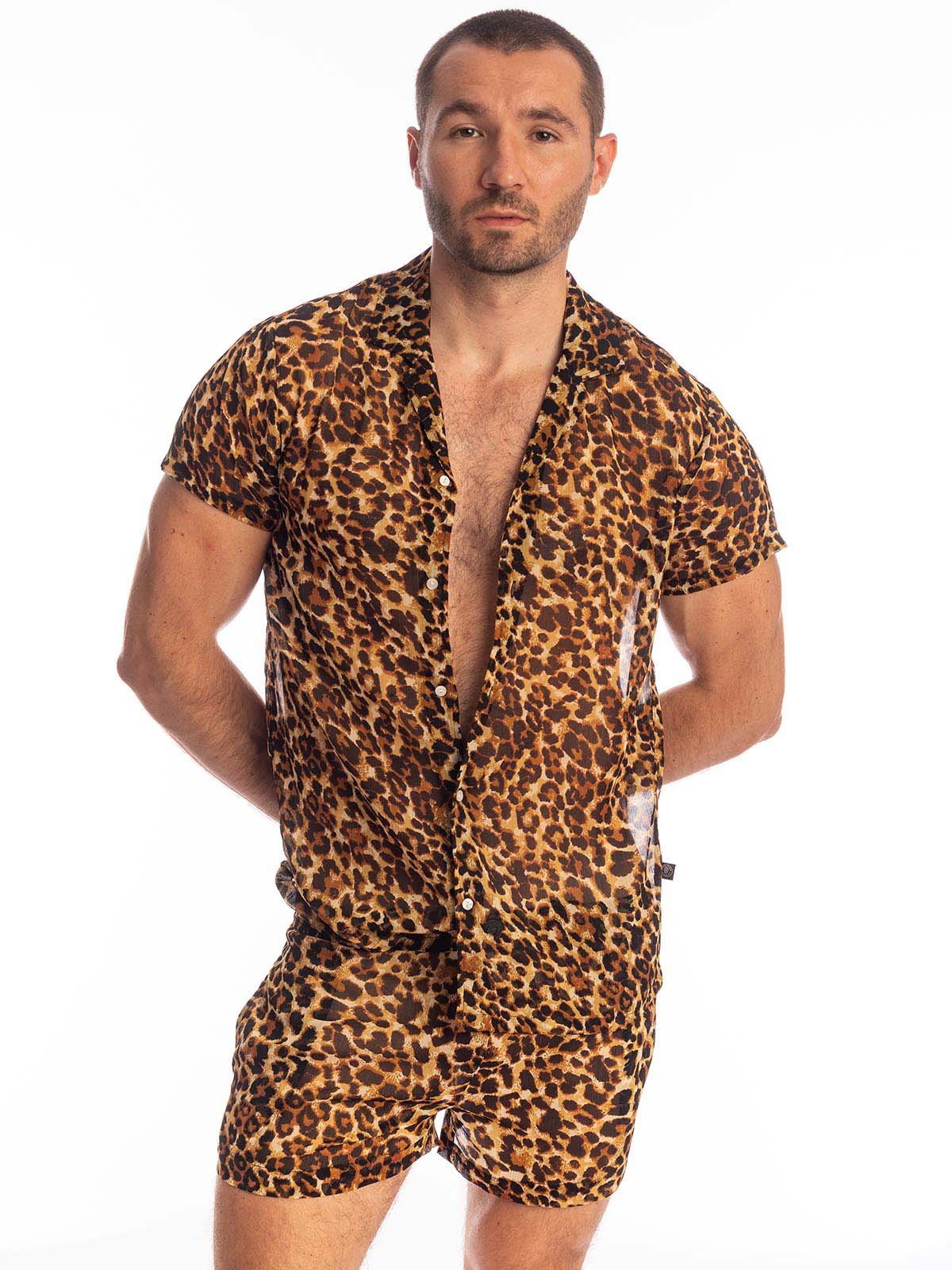Boxy Shirt |  Leopard Print