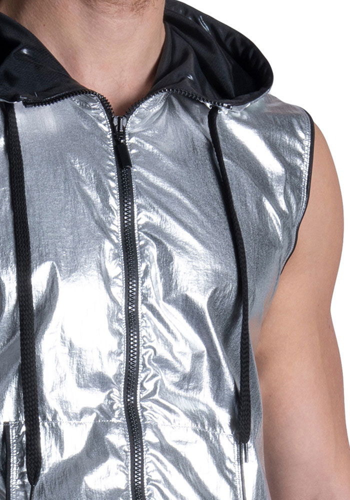 Brunos \ Hoodies \ MANSTORE \ Manstore Zipped Hoody | Silver