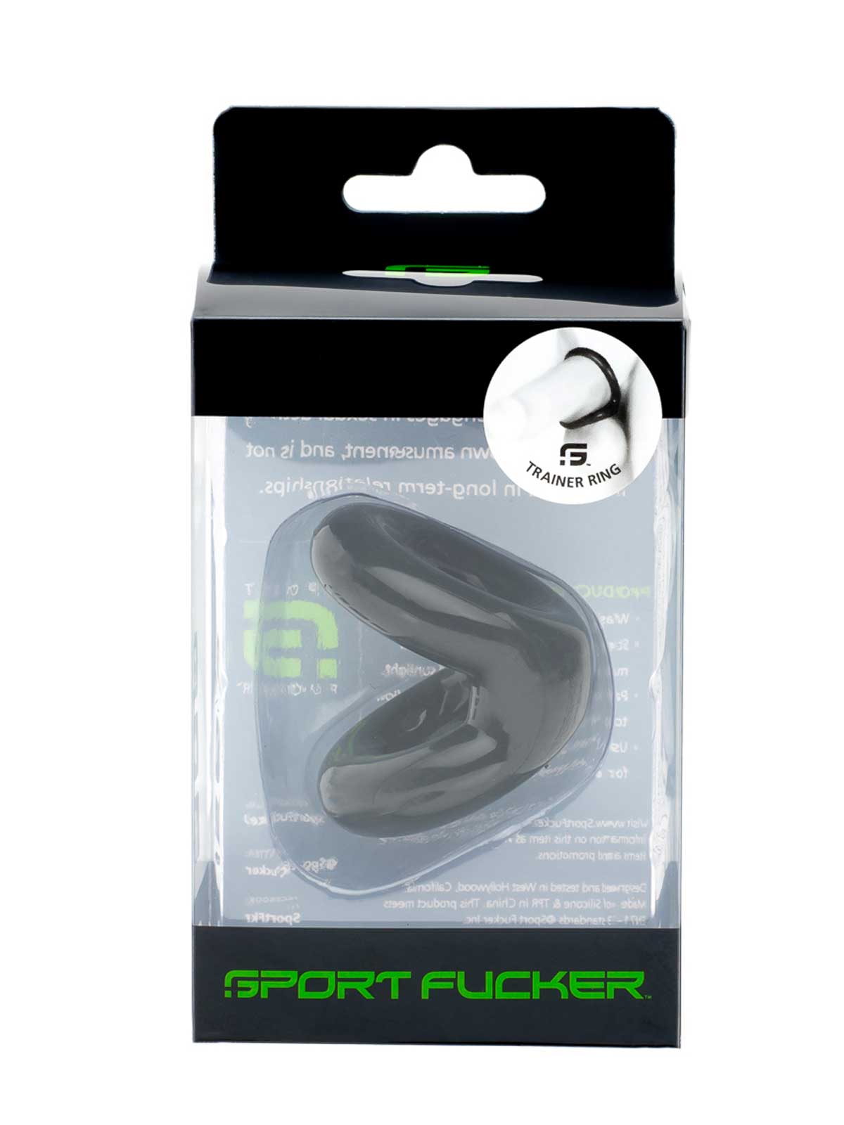 Brunos \ Gummi \ Sport Fucker \ Trainer Ring | Black