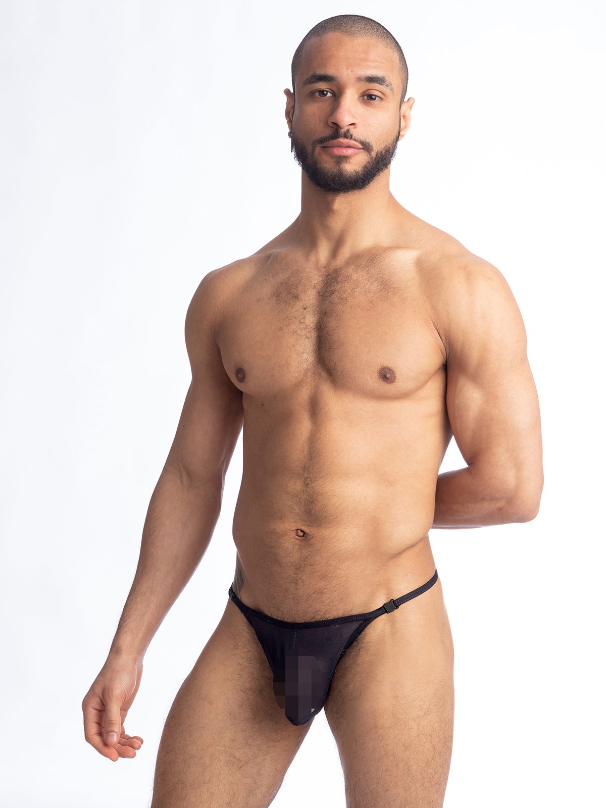 Brunos \ Strings | Tangas | Thongs \ L'homme Invisible \ Striptease Thong Bootylicious | Black