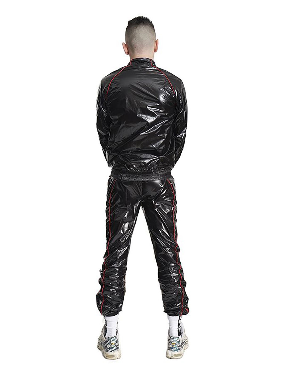 Brunos \  \ Mister B \ Jacke Nylon Tracksuit Fetisch | Black