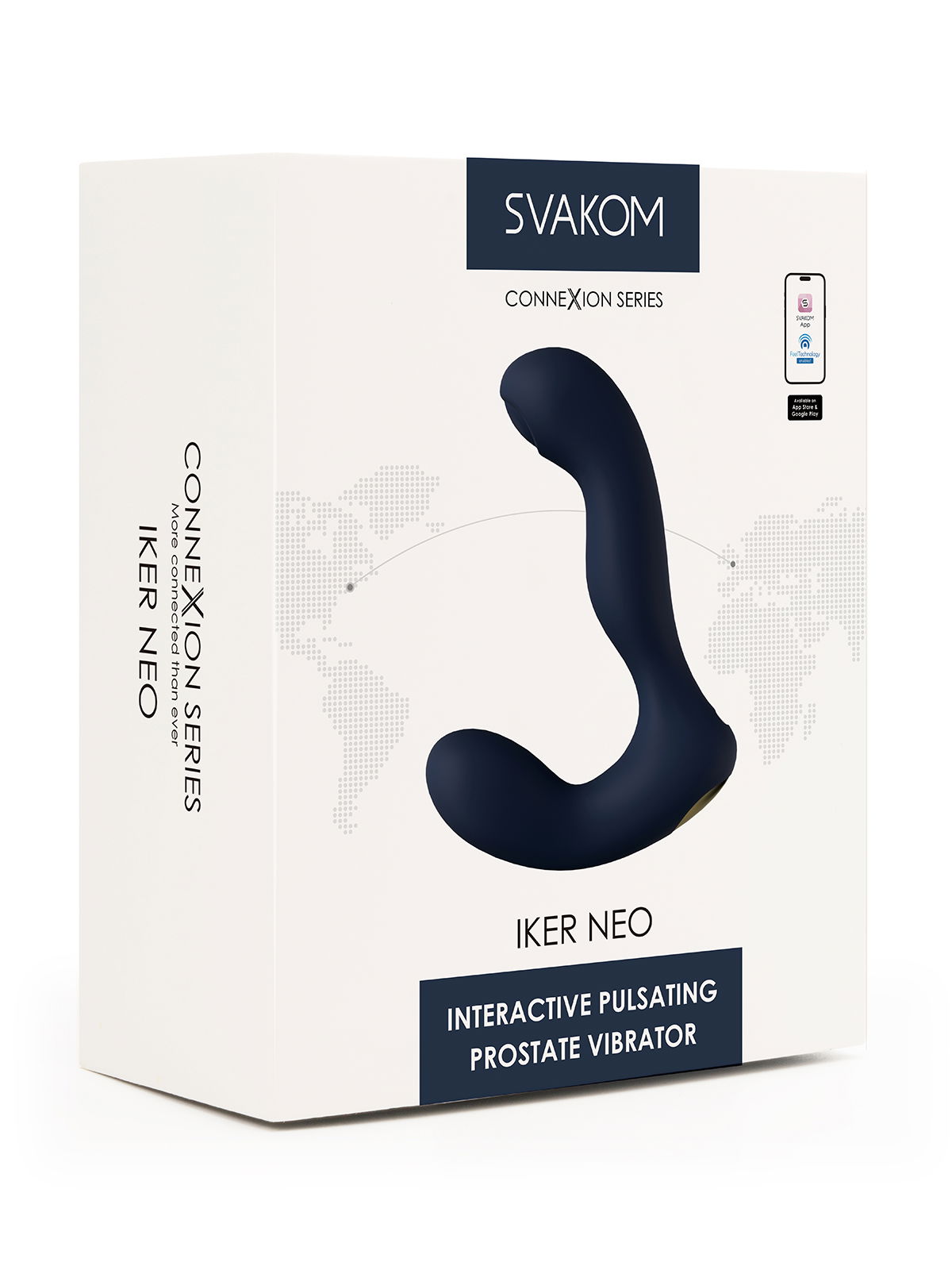 Brunos \ Prostata-Massierer \ SVAKOM \ Iker Neo Navy Blue Prostate Vibrator
