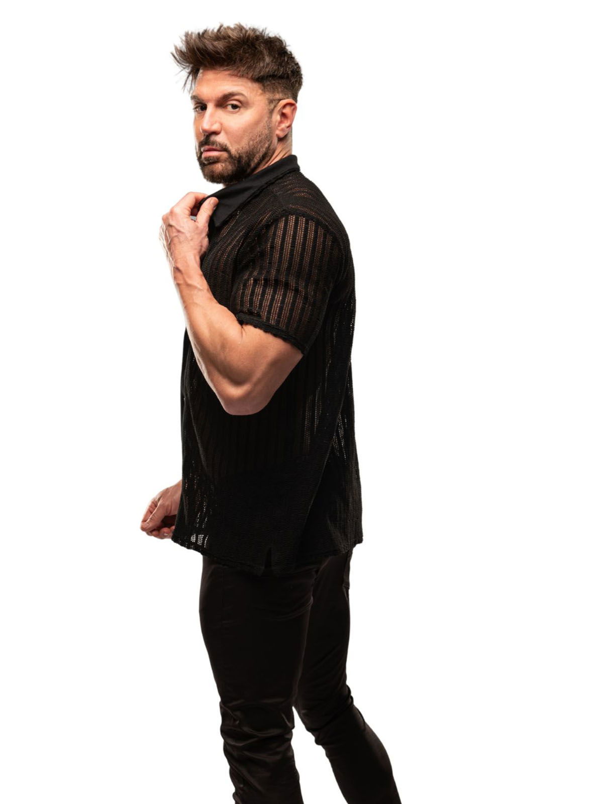 Brunos \ NEU \ TOF Paris \ Sheer Mykonos Shirt | Black