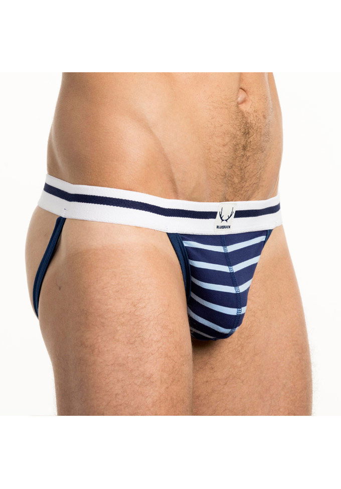 Jockstrap Nautical Stripes | Navy/White Jockstrap Nautical Stripes | Navy/White