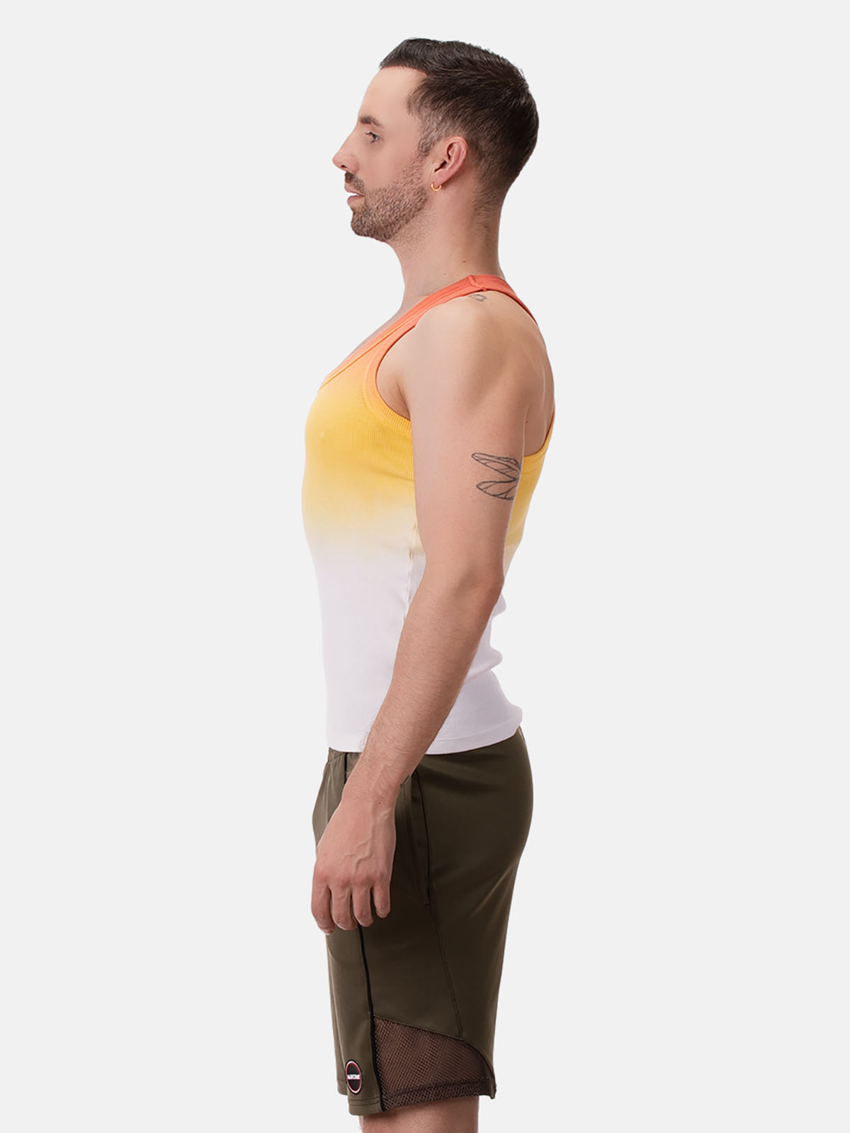 Brunos \ Neu \ Barcode Berlin \ Tank Top Bernardo | White/Yellow