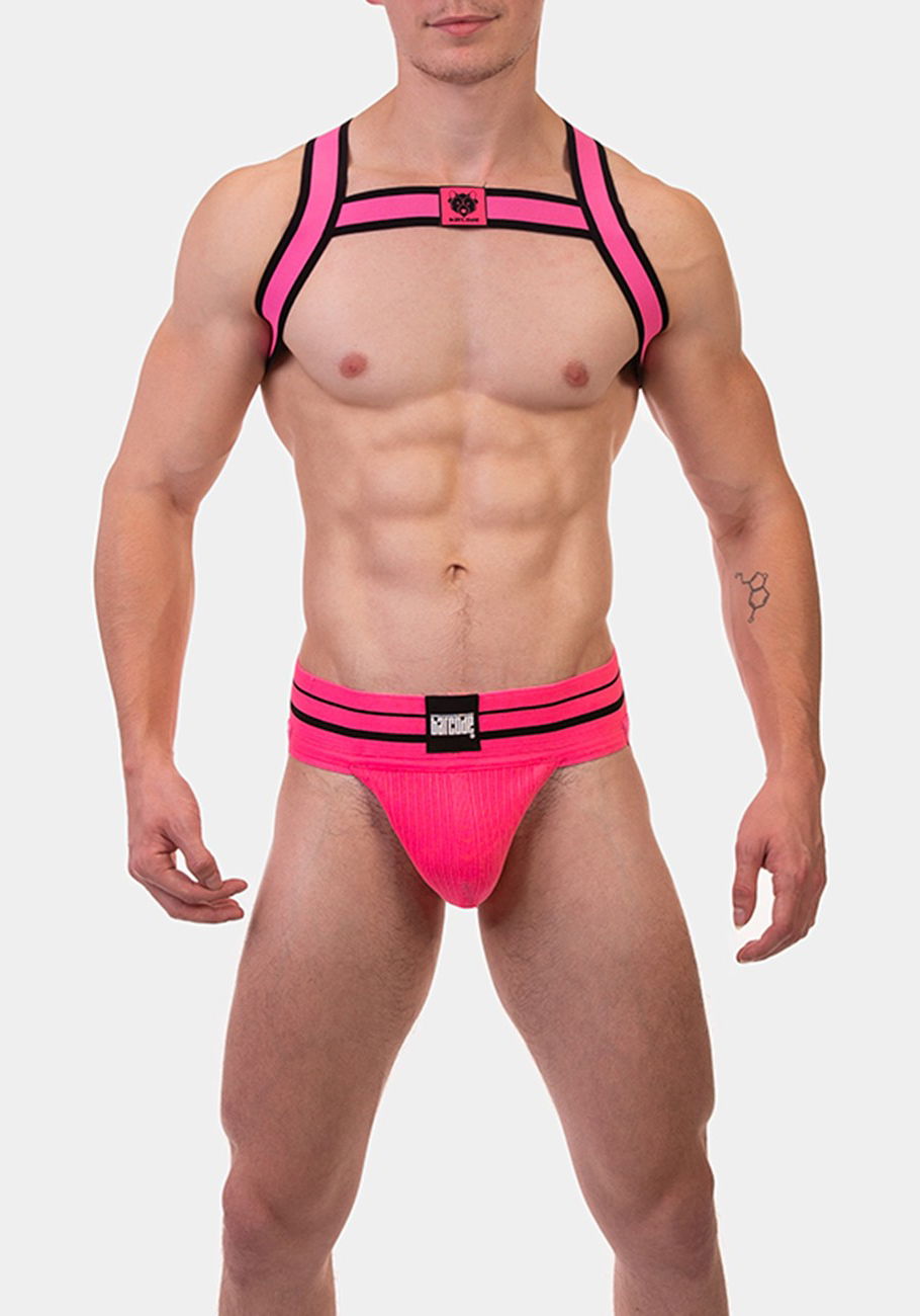 Brunos \ Neu \ Barcode Berlin \ Barcode Berlin Harness Colin | Pink/Black