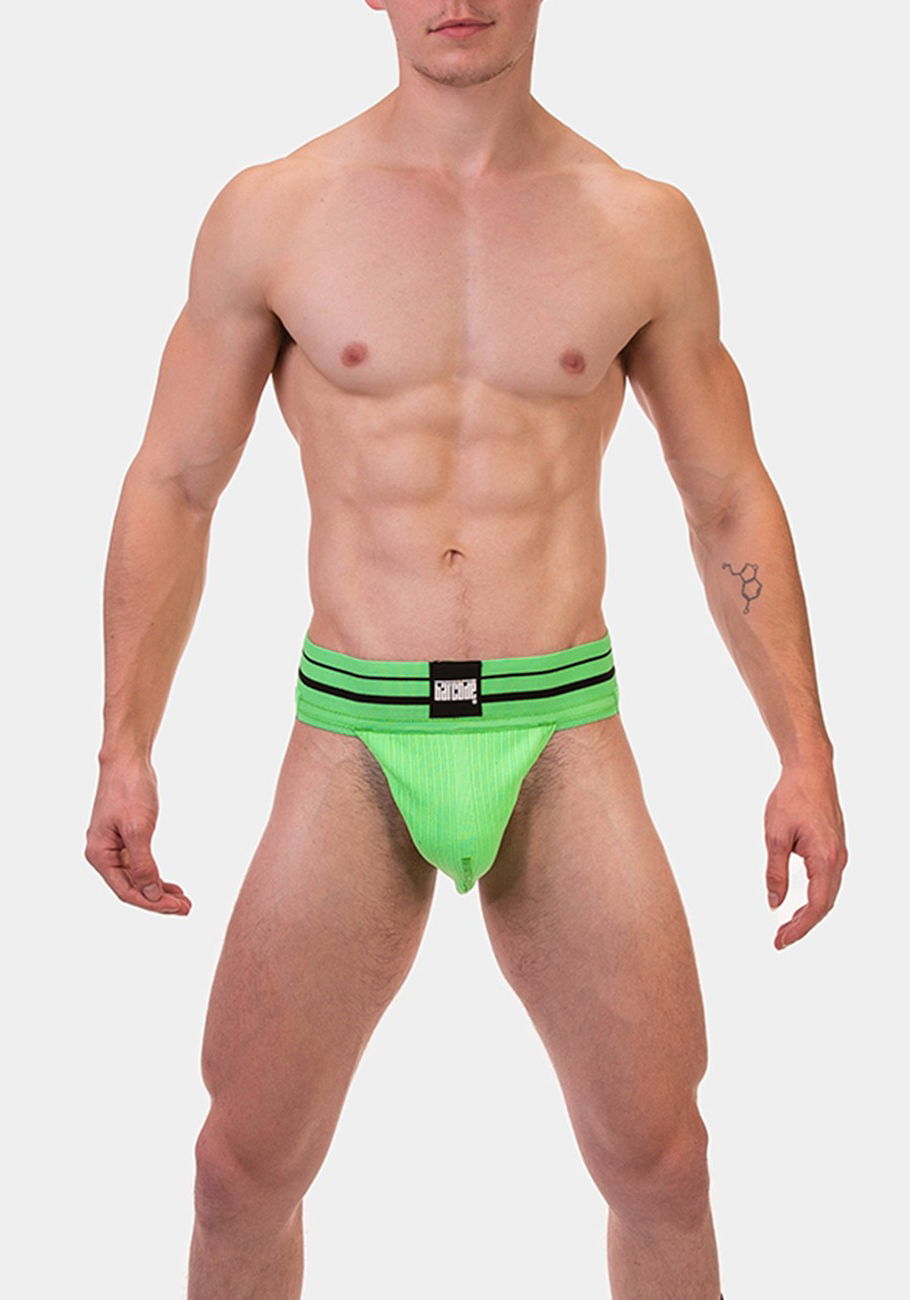 Brunos \ Jocks \ Barcode Berlin \ Barcode Berlin Jock Andreus | Green|Black