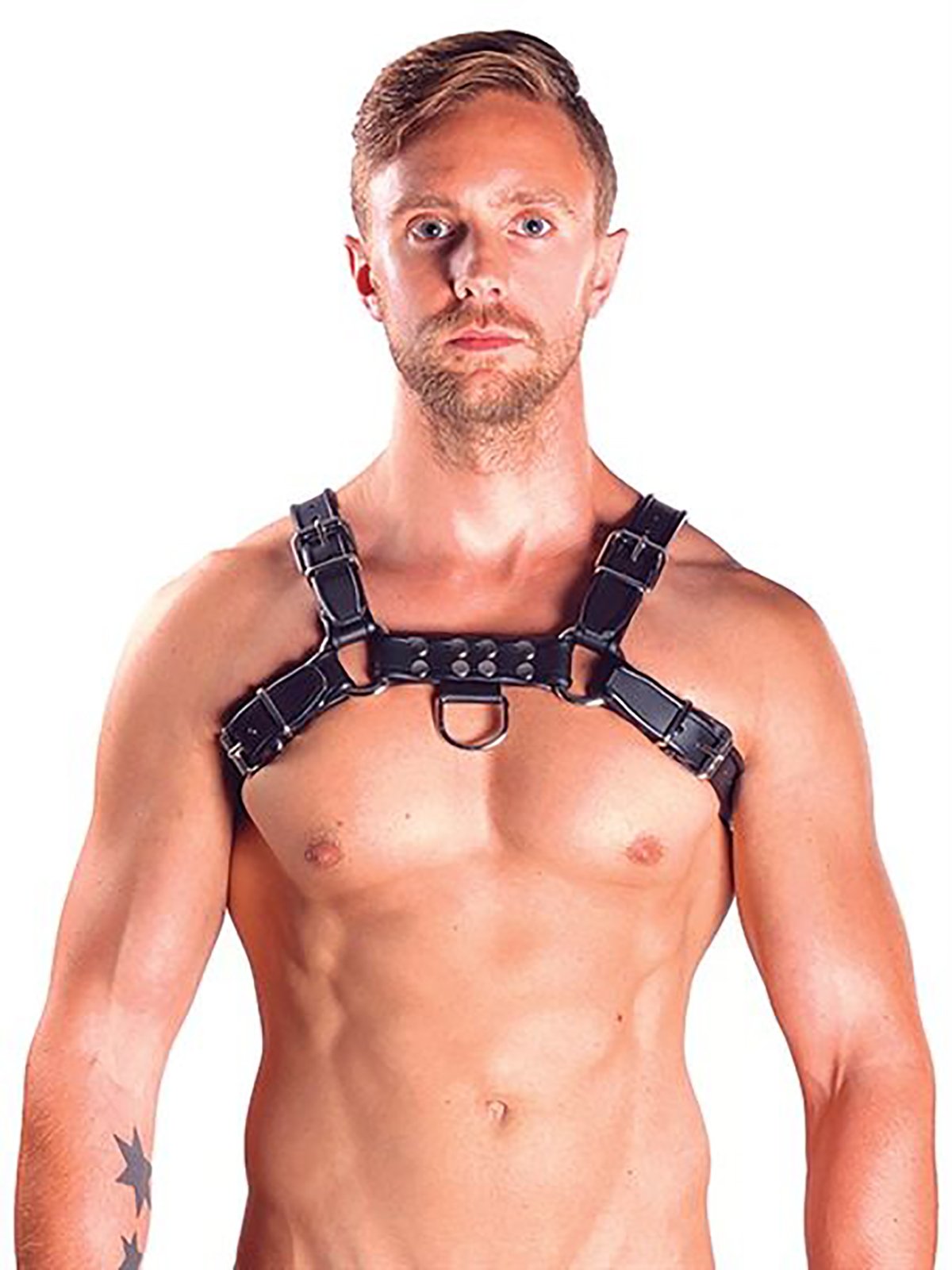  Leather Chest Harness | Black
